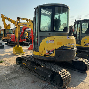 Mini-excavatrice Yanmar Vio 55 du Japon, modèle 2023, 5 tonnes, équipement de construction d'occasion, capacité de la benne de 0,16 m, moteur d'origine - Product Image 4
