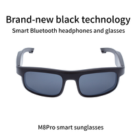 Lunettes Intelligentes M8PRO 2026 – Casque Portable Anti-lumière Bleue pour Hommes et Femmes avec Appel Sans Fil, Musique et Lunettes VR