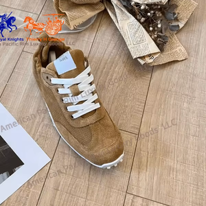 2025 thiery รองเท้าผ้าใบลำลองของผู้หญิง, รองเท้าเดินแบบผูกเชือกกันลื่นหนังวัวด้านบนหนังแท้เทรนด์แฟชั่น - Product Image 4