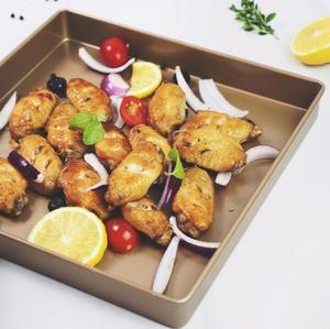 Moule à gâteau en métal écologique de 11 pouces avec plaque en acier de 1,5 mm pour une cuisson et un rôtissage au <span class=keywords><strong>four</strong></span> sécurisés - Product Image 1