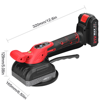 Outil de vibrateur de carreaux Portable ventouse carreaux de carrelage Machine de pose outil de nivellement de vibrateur de sol réglable avec batterie 2 pièces