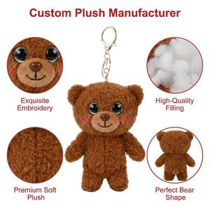 Oso <span class=keywords><strong>de</strong></span> Peluche Personalizado con Certificación SEDEX, Juguete <span class=keywords><strong>de</strong></span> Peluche <span class=keywords><strong>de</strong></span> Personaje <span class=keywords><strong>de</strong></span> <span class=keywords><strong>Película</strong></span>, Animal <span class=keywords><strong>de</strong></span> Peluche Suave para Colección - Product Image 1