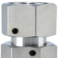 Penjualan Terbaik Parker GZ adaptor tabung lurus gabungan putar dengan mur putar 3c/fitting pipa baja 3d