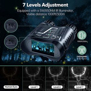 Chất Lượng Cao Nkyf Bằng Một Mắt Hồng Ngoại Nhiệt Câu Cá Kính Thiên Văn 8X Zoom Kỹ Thuật Số 250-300M Hiệu Quả Khoảng Cách Tầm Nhìn Ban Đêm - Product Image 4