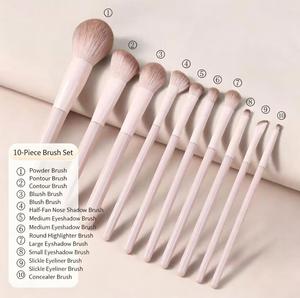 Professional Beginner Makeup Brush Kit 5-13Pcs Soft Synthetic <b>Eye</b> Face Blush <b>Shadow</b> Contour Blending Cosmetic Brushes Set - Product Image 2