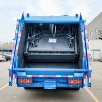 Dong Feng Fahrgestell 4X2 Automatischer Diesel-Müllverdichter-LKW 15m3 10cbm Abfallentsorgung