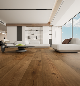 Plancher en bois d'ingénierie à 3 couches <span class=keywords><strong>15</strong></span>/4*242*2210mm Coupe au scie Fumé (Nom de la couleur : Pin noix) Plancher en bois d'ingénierie en chêne blanc européen - Product Image 3