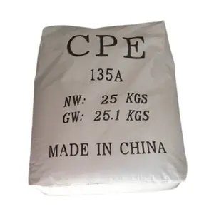 Preço de atacado Modificador de impacto de polietileno clorado de matéria-prima química CPE 135A