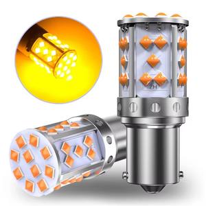 Bombilla LED Súper Brillante para Direccionales de Auto 2022, 12-24v 1156 1157 7440 7443 T20 Ba15s Bau15s Canbus Sin Errores 3030 35smd - Product Image 2