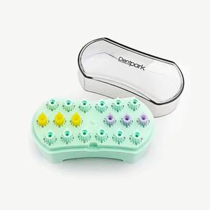 Manopole di conteggio scatola di disinfezione dentale custodia per sterilizzatore per <span class=keywords><strong>Autoclave</strong></span> Burs Endo portadocumenti con conteggio scatola di separazione di 2 colori per - Product Image 1