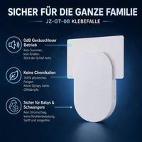 Piège à moustiques et à mouches électrique d'intérieur ABS avec lumière LED et veilleuse