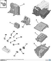 Module de gestion de batterie et de puissance pour Peugeot Nouvelle 408, 308S, 3008, 4008, 5008, C4 Picasso, 12V CC, Remplacement OE 9675349880