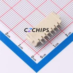 ZX-HA2.54-7PWT Wire-to-<b>Board</b> <b>Pin</b> Header SMD,P=2.54mm,Horizontal Mount Connector 1x7P 2.5mm Horizontal Mount XHB - Product Image 2