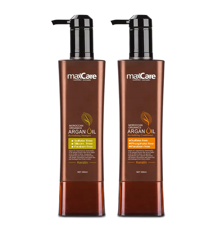 Hot Selling Private Label Sulfat freies Arganöl Bio-Shampoo Pflegendes Haarwuchs-Shampoo und Conditioner-Set