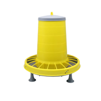 Mangeoires de haute qualité à capacités variées 20L 22L 12L pour poulets, mangeoire automatique pour animaux d'élevage avec pieds
