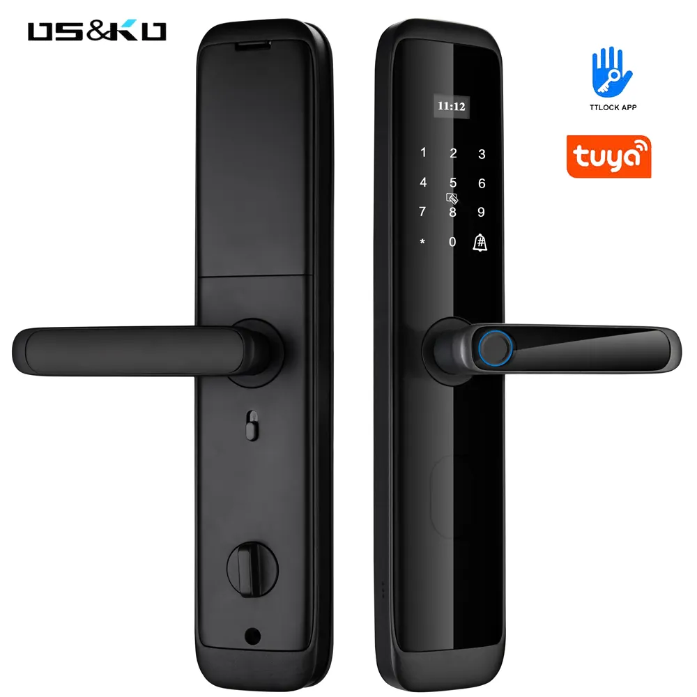 cerradura ttlock 2022 cadeado digital anti theft hook master safee door zigbee lock fingerprint smartdoorlock