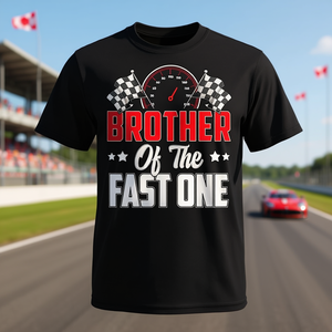 Camiseta Brother Of The Fast One Racing Car, regalo familiar para el primer cumpleaños - Product Image 3