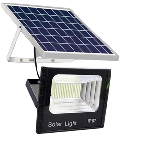 Projecteur Solaire Extérieur à Prix d'Usine, Télécommande, 6000K Blanc Éclatant, Étanche IP67, Projecteurs de Sécurité à Énergie Solaire - Product Image 1