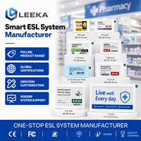 Étiquettes de prix numériques LEEKA ESL, solution de vente au détail intelligente, affichage E Ink, Bluetooth, étiquettes de rayonnage électroniques pour entrepôt