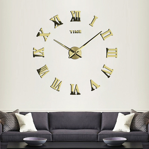 3D acrilico fai <span class=keywords><strong>da</strong></span> te orologi <span class=keywords><strong>da</strong></span> <span class=keywords><strong>parete</strong></span> nordici al quarzo Design in metallo silenzioso con <span class=keywords><strong>numeri</strong></span> <span class=keywords><strong>romani</strong></span> creativo moderno <span class=keywords><strong>orologio</strong></span> <span class=keywords><strong>da</strong></span> <span class=keywords><strong>parete</strong></span> grande decorativo per la casa - Product Image 5