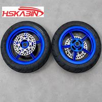 HSKABIN Yozma Tuttio EM5 RTR E Dirt Bike, roues Supermoto de 12 pouces, pneus Kenda Curve bleus, pièces de moto, pneus tout-terrain