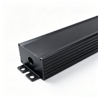 Boîtier en aluminium extrudé sur mesure pour alimentation automobile, dissipateur thermique, boîte en aluminium avec usinage CNC