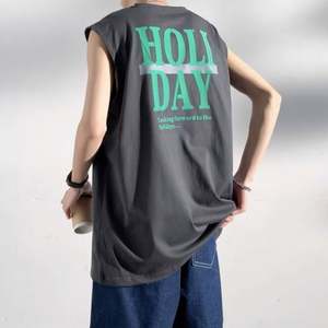 T-shirts sans manches à impression intégrale, T-shirt surdimensionné, impression 3D de dessins animés, vêtements de rue pour couples, unisexe, taille plus, T-shirt pour homme, gilet - Product Image 3