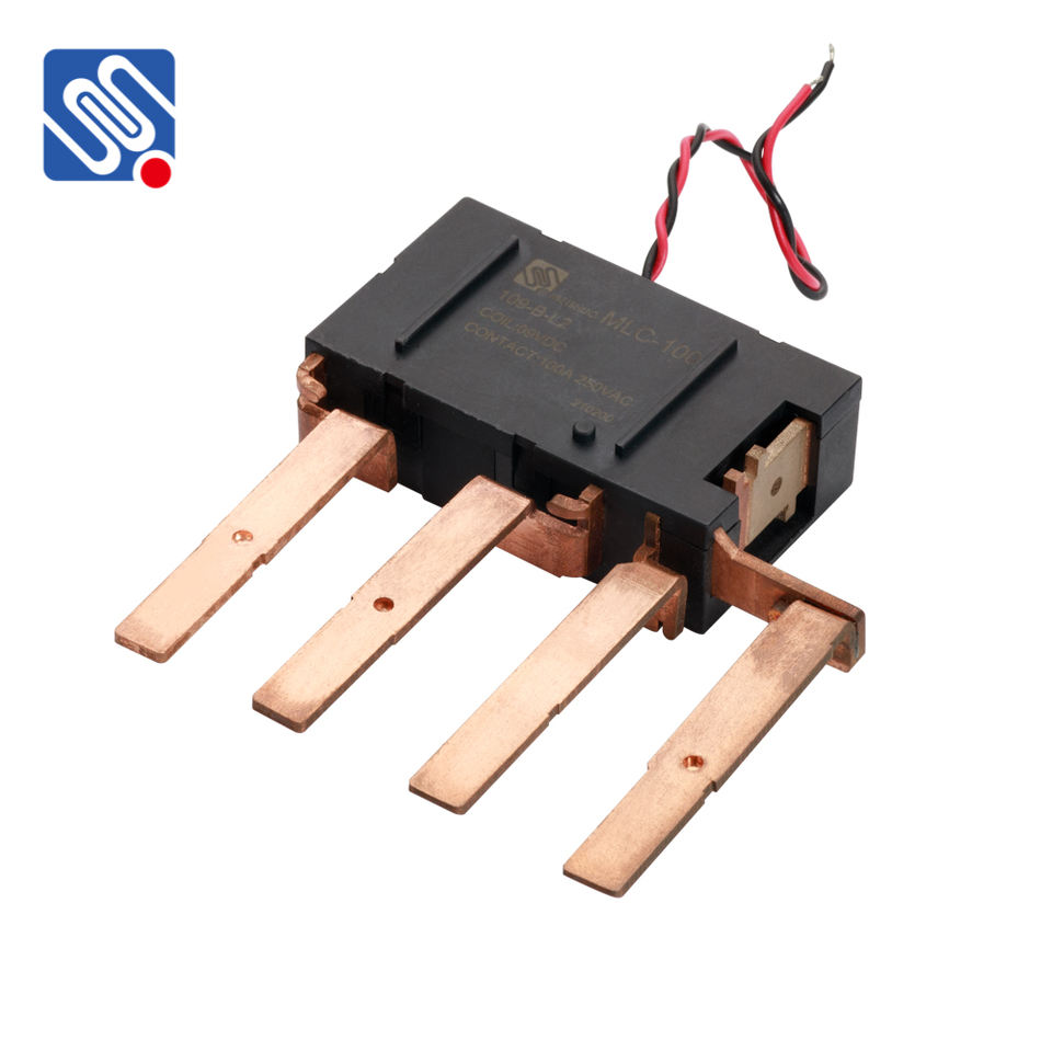 Meishuo MLC-100-109-B-L2 Micro Magnetic Latching Relay 9VDC 100A High Power for Smart Meter Miniature Size Sealed Protection