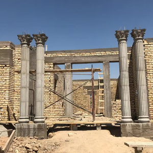 Factory Price <strong>Plastic</strong> Round Roman Pillar Molds for Sale Outdoor <strong>Column</strong> ABS <strong>Plastic</strong> Molds for Concrete Marble Pillar Mold - Product Image 3