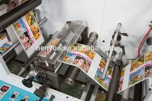 Tốc độ cao 450mm Giấy rơm máy in flexo Điều kiện Mới nhãn Túi Máy in thẻ