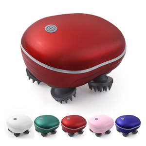 Masajeador de cuero cabelludo de buena calidad, masajeador de cabeza de pelo de mano impermeable, productos portátiles de masaje de cabeza de luz roja - Product Image 6