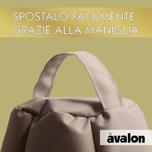 Pouf Avalon ergonomique antidérapant en tissu polyester imperméable, fauteuil sac moderne fabriqué en Chine (70x130cm <span class=keywords><strong>bleu</strong></span> foncé) - Product Image 4