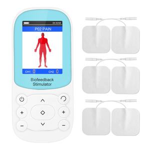 محفز الارتجاع الحيوي ثنائي القناة EMG مصدر إضاءة ليد طبيعي مرآة STIM مادة فولاذية لتخفيف الألم - Product Image 2