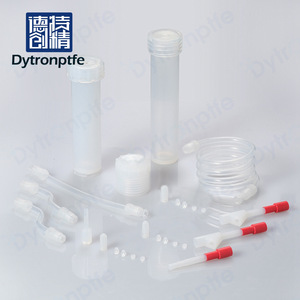 Defluorine Pctfe <b>Plastic</b> Parts Irregular Shape Translucent Laboratory Chemical <b>Engineering</b> - Product Image 1