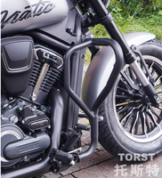 Nouvelle barre de protection avant en métal et acier au carbone de haute qualité pour moto QJ Flash 600V2, pare-chocs de marque TORST, noir