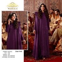 Costume pakistanais en georgette avec séquence de broderie Costume de mariage pour femmes au prix de gros
