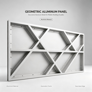 Sistema de Fachada Geométrica, Panel de Aluminio Modular, Muro Cortina, Revestimiento de Pared Exterior para Edificios de Oficinas y Campus - Product Image 4