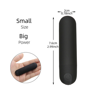<span class=keywords><strong>10</strong></span> tốc độ Mini Bullet Vibrator cho phụ nữ Bullet Vibrator kích thước pin mạnh mẽ có thể sạc lại Vibrator - Product Image 4