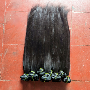 Cabello Humano Indio Virgen Remy 12A Sin Procesar, Ondulado, Liso, Rizado, con Doble Trama a Máquina, Resistente a la Caída y al Permanente - Product Image 1