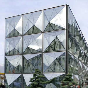 Panneaux de mur-rideau contemporains en alliage d'aluminium, surface anodisée, anti-corrosion pour l'extérieur des bâtiments - Product Image 5