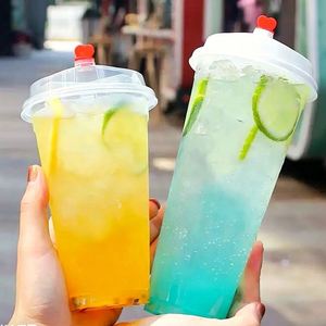 <b>12oz</b> 24oz 16oz PP Plastic Disposable <b>Coffee</b> <b>Cups</b> with 6-Color Custom Logo Transparent UV/Silk Printing OEM/ODM - Product Image 1