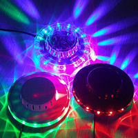 Lumière LED magique activée par le son, lumière de scène de mariage, bar, fête, alimentée par USB, 48 LED, lampe disco DJ