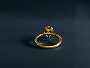 Bagues Classiques Personnalisées pour Femmes, Cadeau Tendance pour Anniversaire, Diamant Ouvert en Or 14k 18k avec Diamant de Laboratoire, Bijoux de Marque de Luxe - Product Image 4