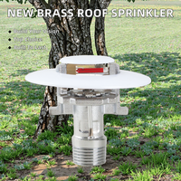 Sprinkler d'incendie haute efficacité à réponse rapide en laiton pour plafond, système de sprinkler de toit personnalisé, ignifuge