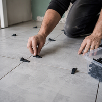Clip de nivellement de carreaux en forme de coin, système de nivellement de carreaux, utilisé pour le nivellement des carreaux muraux et de sol