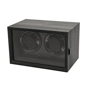 高级胡桃木自动手表收卷机盒豪华安静木制旋转展示盒1或2或4个插槽 - Product Image 3