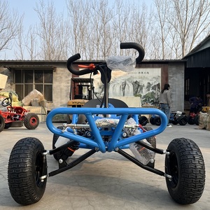 Go-Kart Anak/Remaja 90cc 2-tak Ban Jalan 6-inci Kecepatan 35km/jam Starter Engkol Manual Segala Medan Luar Ruangan Bertenaga Bahan Bakar - Product Image 4