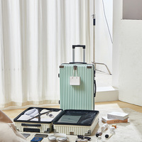 Valises Tendance 20/24 Pouces, Fabrication Personnalisée Flexible, Logos Couleurs DIY, Bagages avec Serrure à Combinaison, Support Dropshipping