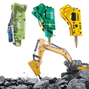 Martillo hidráulico <span class=keywords><strong>de</strong></span> equipo <span class=keywords><strong>de</strong></span> construcción, martillo <span class=keywords><strong>de</strong></span> demolición <span class=keywords><strong>de</strong></span> hormigón y roca, conector silenciado - Product Image 5