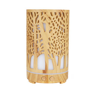 Difusor de Aroma con Apariencia de Madera YX-127, Alimentado por USB, Capacidad de 0.5L, para Uso Doméstico, con Luz y Función de Temporizador - Product Image 2